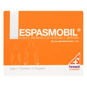 ESPASMOBIL - CAJA 3 SOBRES x 4 GRAGEAS