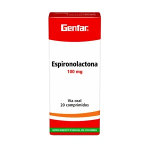 ESPIRONOLACTONA 100 MG - CAJA x 20 TAB