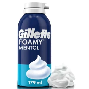 ESPUMA DE AFEITAR GILLETE FOAMY MENTOL - FCO x 175 GR