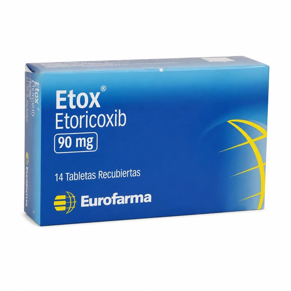 ETOX 90 MG - CAJA x 14 TAB REC.