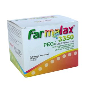 FARMALAX 3350 POLVO PARA SLN ORAL - CAJA x 15 SOBRES