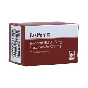 FASTFEN 325 MG/37.5 MG - CAJA x 10 TAB