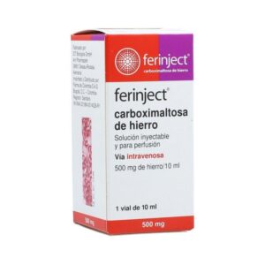 FERINJECT 500 MG/10 ML SLN INY IV - CAJA x 1 AMP