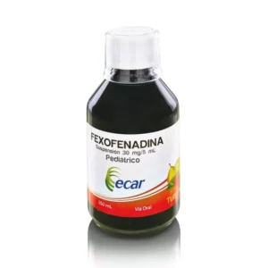 FEXOFENADINA 30 MG/5 ML SUSP. PEDIATRICA - FCO x 150 ML SABOR TUTTI FRUTTI