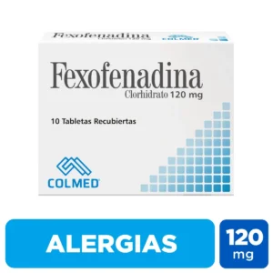 FEXOFENADINA CLORHIDRATO 120 MG - CAJA x 10 TAB REC.