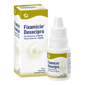 FIXAMICIN DEXACIPRO 3 MG/1 MG/ ML GOTAS OTICAS - FCO x 7.5 ML