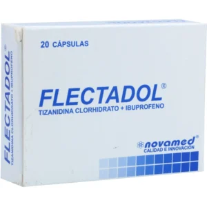 FLECTADOL IBUPROFENO/TIZANIDINA 400/2 MG X 20 CAP