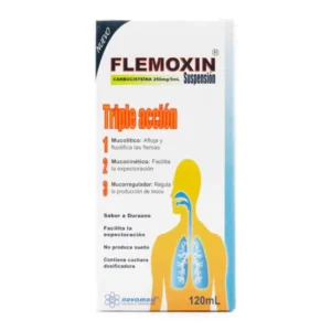 FLEMOXIN 250 MG/5 ML SUSP ORAL - FCO x 120 ML