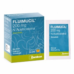 FLUIMUCIL 200 MG - CAJA x 10 SOB