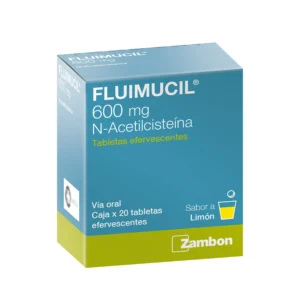FLUIMUCIL EFERV 600 MG - CAJA x 20 TAB