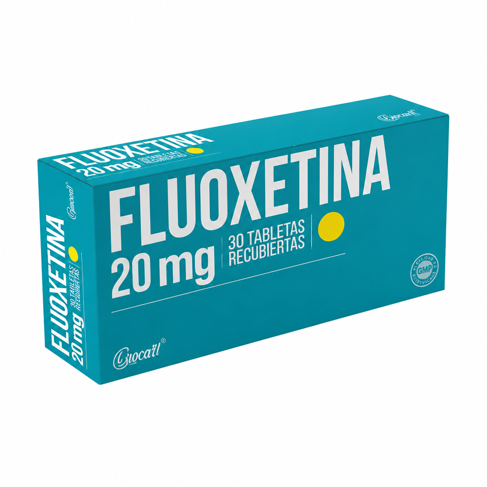 FLUOXETINA 20 MG - CAJA x 300 TAB RECUB.