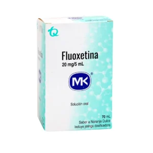 FLUOXETINA 20 MG/ML SLN ORAL - FCO x 70 ML - SABOR A NARANJA - INCLUYE JERINGA DOSIFICADORA