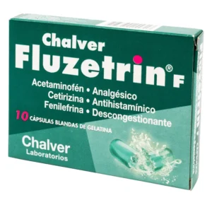 FLUZETRIN F - CAJA x 10 CAPSULAS CBG