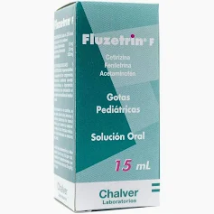 FLUZETRIN F GOTAS PEDIATRICAS - FCO x 15 ML