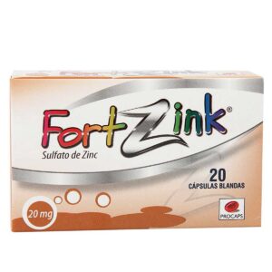 FORTZINK 20 MG - CAJA x 20 TAB