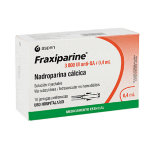 FRAXIPARINE 3800 UI/0.4 ML SLN INY - CAJA x 10 JERINGAS PRELLENADAS