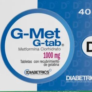 G-MET G-TAB 1000 MG - CAJA x 40 TAB. REC.