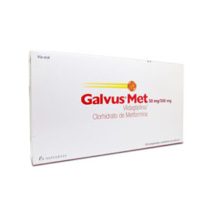 GALVUS MET 50 MG/500 MG - CAJA x 28 COMP