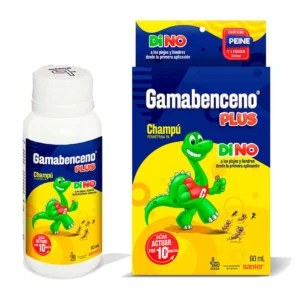 GAMABENCENO PLUS CHAMPU 1% - FCO x 60 ML