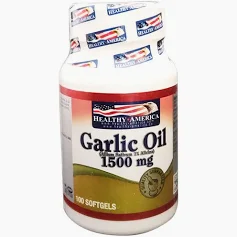 GARLIC OIL 1500 MG - FCO x 100 CAPS BLANDAS
