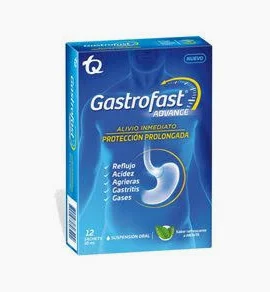 GASTROFAST ADVANCE SUSP. ORAL - FCO x 240 ML - SABOR A MENTA