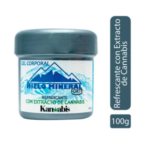 GEL CORPORAL HIELO MINERAL FORTE CON CANNABIS - POTE x 100 GR