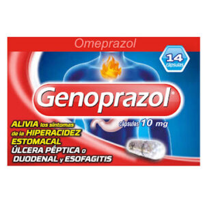 GENOPRAZOL 10 MG - CAJA x 14 CAP