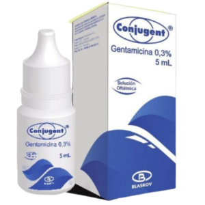GENTAMICINA 0.3% SLN OFT - FCO x 5 ML (CONJUGENT)