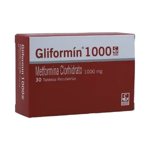 GLIFORMIN 1000 MG - CAJA x 30 TAB