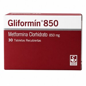 GLIFORMIN 850 MG - CAJA x 30 TAB