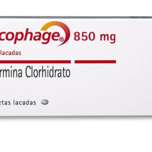 GLUCOPHAGE 850 MG - CAJA x 30 TAB