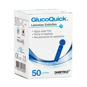 GLUCOQUICK LANCETAS ESTERILES - FCO x 50 UND