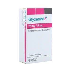 GLYXAMBI 25 MG/5 MG - CAJA x 30 TAB REC.