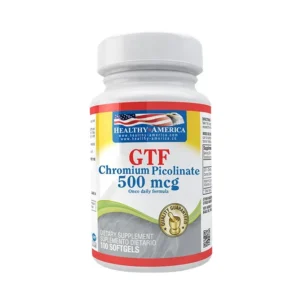 GTF CHROMIUM PICOLINATE 500 MCG - FCO x 100 CAP BLANDAS