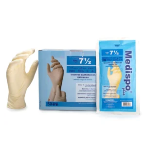 GUANTE CIRUGIA ESTERIL MEDISPO CON TALCO 7.5 - SOBRE x 1 PAR