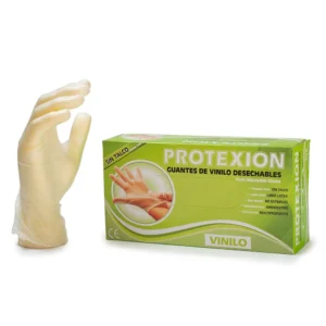 GUANTE PROTEXION VINILO S - CAJA x 100 UND