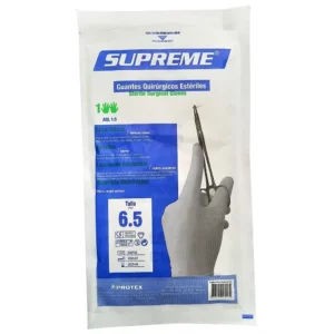 GUANTE QUIRURGICO ESTERIL SUPREME TALLA 6.5 - SOBRE x 1 PAR