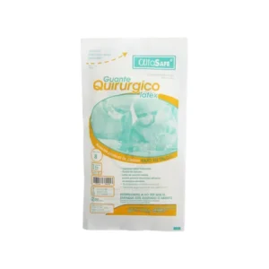 GUANTE CIRUGIA ESTERIL LATEX CON TALCO ALFA SAFE TALLA 8 - SOBRE x PAR