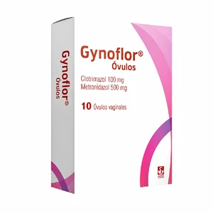 GYNOFLOR 100 MG/500 MG - CAJA x 10 TAB VAG