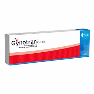 GYNOTRAN 750 MG/200 MG - CAJA x 7 OVULOS VAG.