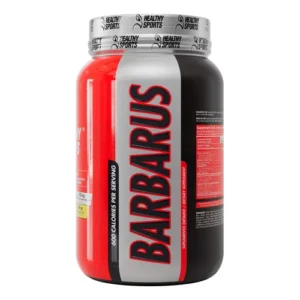 HEALTHY SPORT BARBARUS POWDER POLVO - TARRO x 2 LB ( 910 GR) PARA 6 SERVICIOS SABOR VAINILLA