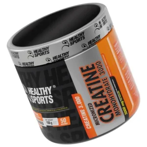 HEALTHY SPORT CREATINE MONOHYDRATE 3000 POWDER POLVO - TARRO x 150 G