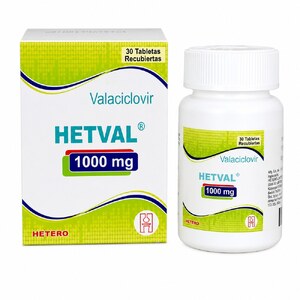 HETVAL 1000 MG - CAJA x 30 TAB
