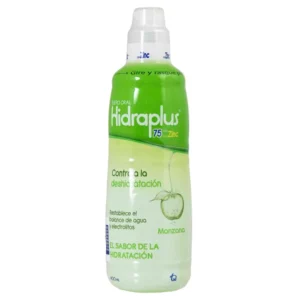 HIDRAPLUS 75 MEQ + ZINC SLN ORAL - FCO x 400 ML SABOR MANZANA