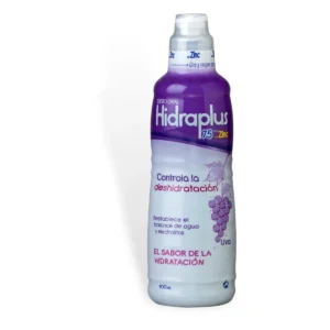 HIDRAPLUS 75 MEQ + ZINC SLN ORAL - FCO x 400 ML UVA