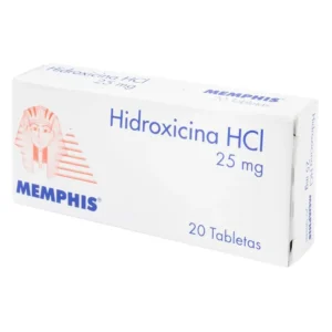 HIDROXICINA HCL 25 MG - CAJA x 20 TAB