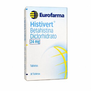 HISTIVERT 24 MG - CAJA x 30 TAB