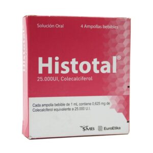 HISTOTAL 0.625 MG/ML (25.000 UI) SLN ORAL - CAJA x 4 AMP BEBIBLES