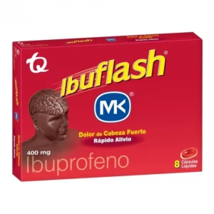 IBUFLASH FORTE 400 MG - CAJA x 8 CAP (LAB MK)