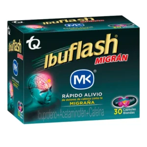 IBUFLASH MIGRAN - CAJA x 30 CAP LIQS
